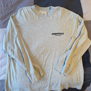 Essentials Heather Gray Crewneck Top